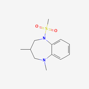 1,3-dimethyl-5-methylsulfonyl-3,4-dihydro-2H-1,5-benzodiazepine