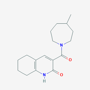 3-(4-methylazepane-1-carbonyl)-5,6,7,8-tetrahydro-1H-quinolin-2-one