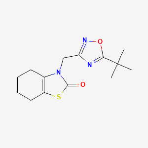 3-[(5-Tert-butyl-1,2,4-oxadiazol-3-yl)methyl]-4,5,6,7-tetrahydro-1,3-benzothiazol-2-one