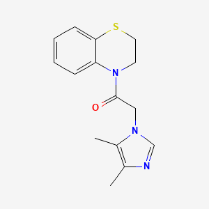 1-(2,3-Dihydro-1,4-benzothiazin-4-yl)-2-(4,5-dimethylimidazol-1-yl)ethanone