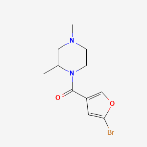 (5-Bromofuran-3-yl)-(2,4-dimethylpiperazin-1-yl)methanone