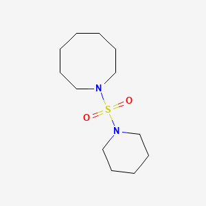 molecular formula C12H24N2O2S B7612882 1-Piperidin-1-ylsulfonylazocane 