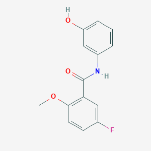 5-fluoro-N-(3-hydroxyphenyl)-2-methoxybenzamide