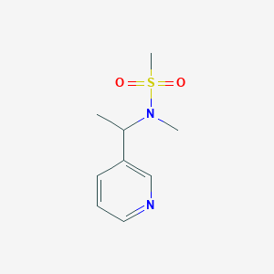 N-methyl-N-(1-pyridin-3-ylethyl)methanesulfonamide