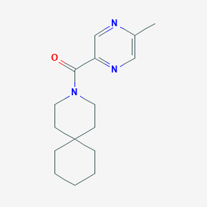 molecular formula C16H23N3O B7612992 3-Azaspiro[5.5]undecan-3-yl-(5-methylpyrazin-2-yl)methanone 