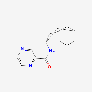 4-Azatricyclo[4.3.1.13,8]undecan-4-yl(pyrazin-2-yl)methanone