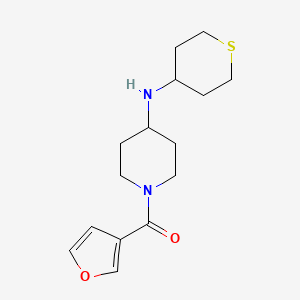 Furan-3-yl-[4-(thian-4-ylamino)piperidin-1-yl]methanone