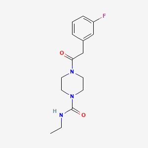 N-ethyl-4-[2-(3-fluorophenyl)acetyl]piperazine-1-carboxamide