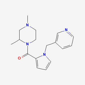 (2,4-Dimethylpiperazin-1-yl)-[1-(pyridin-3-ylmethyl)pyrrol-2-yl]methanone