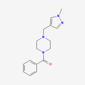 [4-[(1-Methylpyrazol-4-yl)methyl]piperazin-1-yl]-phenylmethanone