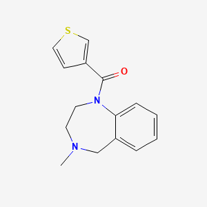 (4-methyl-3,5-dihydro-2H-1,4-benzodiazepin-1-yl)-thiophen-3-ylmethanone