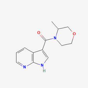 (3-methylmorpholin-4-yl)-(1H-pyrrolo[2,3-b]pyridin-3-yl)methanone