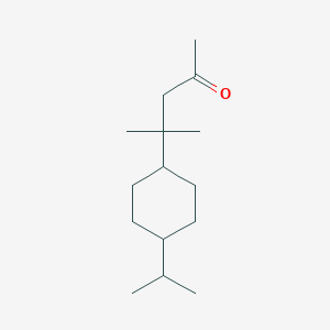 molecular formula C15H28O B076134 4-(4-(Isopropyl)cyclohexyl)-4-methylpentan-2-one CAS No. 10534-37-9