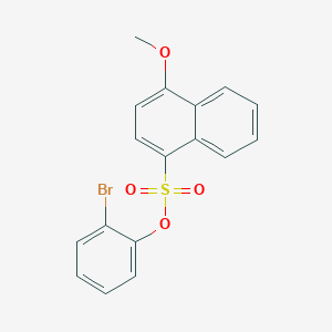 (2-Bromophenyl) 4-methoxynaphthalene-1-sulfonate