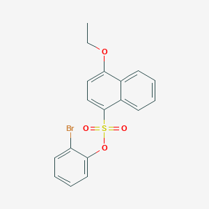 (2-Bromophenyl) 4-ethoxynaphthalene-1-sulfonate