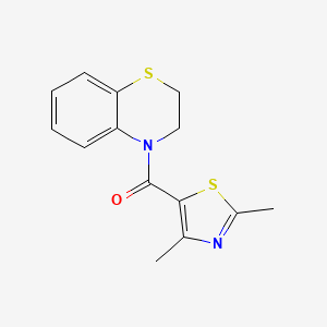 2,3-Dihydro-1,4-benzothiazin-4-yl-(2,4-dimethyl-1,3-thiazol-5-yl)methanone