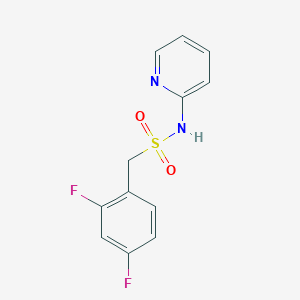 1-(2,4-difluorophenyl)-N-pyridin-2-ylmethanesulfonamide