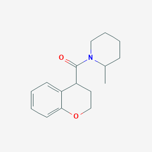 3,4-dihydro-2H-chromen-4-yl-(2-methylpiperidin-1-yl)methanone