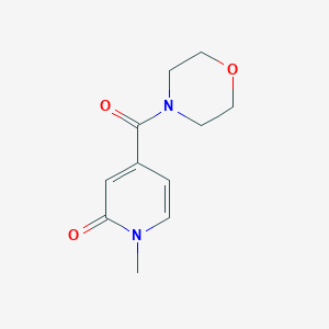 1-Methyl-4-(morpholine-4-carbonyl)pyridin-2-one