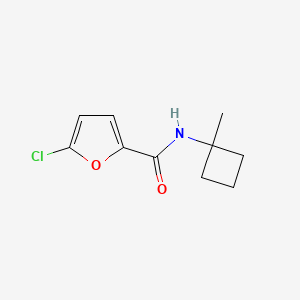 5-chloro-N-(1-methylcyclobutyl)furan-2-carboxamide