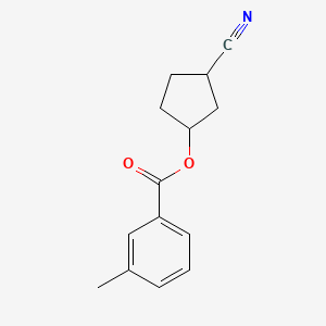 (3-Cyanocyclopentyl) 3-methylbenzoate