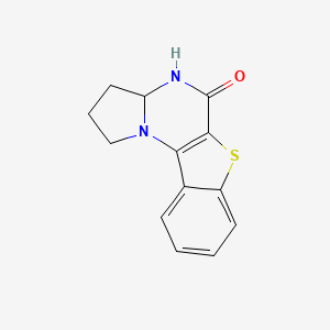 10-Thia-2,7-diazatetracyclo[7.7.0.02,6.011,16]hexadeca-1(9),11,13,15-tetraen-8-one