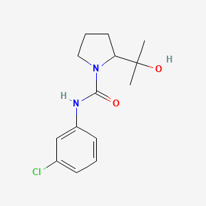 N-(3-chlorophenyl)-2-(2-hydroxypropan-2-yl)pyrrolidine-1-carboxamide