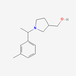 [1-[1-(3-Methylphenyl)ethyl]pyrrolidin-3-yl]methanol