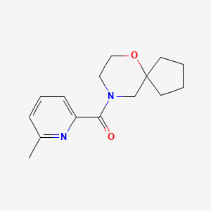 (6-Methylpyridin-2-yl)-(6-oxa-9-azaspiro[4.5]decan-9-yl)methanone