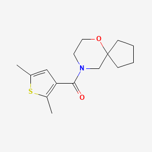 (2,5-Dimethylthiophen-3-yl)-(6-oxa-9-azaspiro[4.5]decan-9-yl)methanone