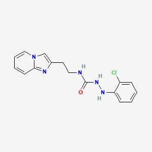 1-(2-Chloroanilino)-3-(2-imidazo[1,2-a]pyridin-2-ylethyl)urea