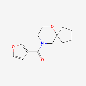 Furan-3-yl(6-oxa-9-azaspiro[4.5]decan-9-yl)methanone