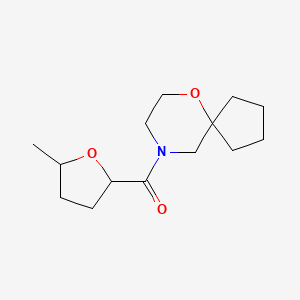 (5-Methyloxolan-2-yl)-(6-oxa-9-azaspiro[4.5]decan-9-yl)methanone