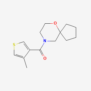 (4-Methylthiophen-3-yl)-(6-oxa-9-azaspiro[4.5]decan-9-yl)methanone