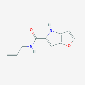 molecular formula C10H10N2O2 B7614276 N-prop-2-enyl-4H-furo[3,2-b]pyrrole-5-carboxamide 