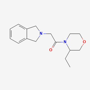 2-(1,3-Dihydroisoindol-2-yl)-1-(3-ethylmorpholin-4-yl)ethanone