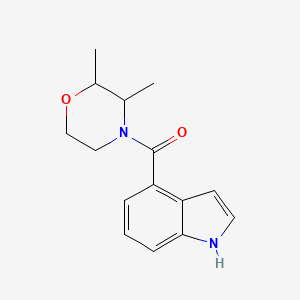 (2,3-dimethylmorpholin-4-yl)-(1H-indol-4-yl)methanone