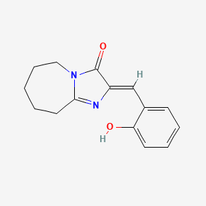 2-(2-Hydroxybenzylidene)-2,5,6,7,8,9-hexahydro-3h-imidazo[1,2-a]azepin-3-one