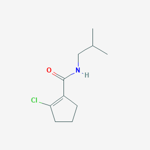 2-chloro-N-(2-methylpropyl)cyclopentene-1-carboxamide