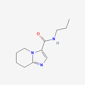 N-propyl-5,6,7,8-tetrahydroimidazo[1,2-a]pyridine-3-carboxamide