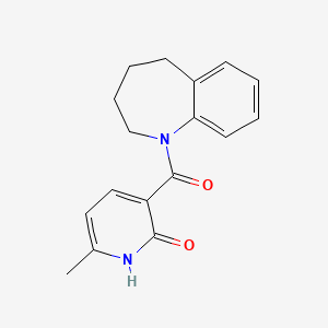 6-methyl-3-(2,3,4,5-tetrahydro-1-benzazepine-1-carbonyl)-1H-pyridin-2-one