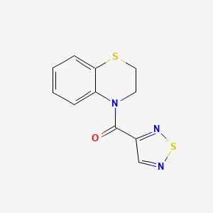 2,3-Dihydro-1,4-benzothiazin-4-yl(1,2,5-thiadiazol-3-yl)methanone