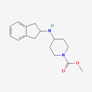 methyl 4-(2,3-dihydro-1H-inden-2-ylamino)piperidine-1-carboxylate