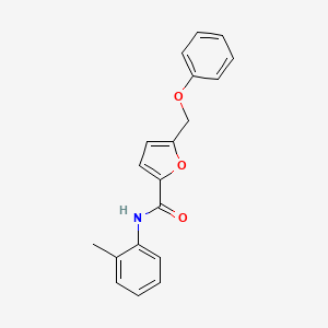 N-(2-methylphenyl)-5-(phenoxymethyl)furan-2-carboxamide