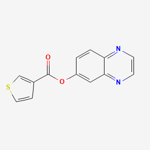 Quinoxalin-6-yl thiophene-3-carboxylate