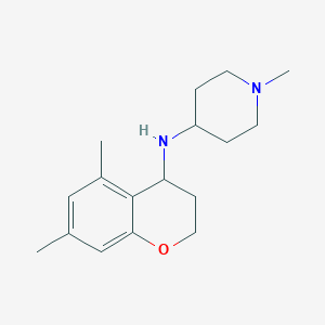 N-(5,7-dimethyl-3,4-dihydro-2H-chromen-4-yl)-1-methylpiperidin-4-amine