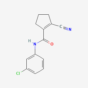 N-(3-chlorophenyl)-2-cyanocyclopentene-1-carboxamide