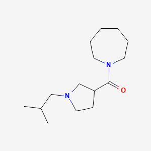 Azepan-1-yl-[1-(2-methylpropyl)pyrrolidin-3-yl]methanone