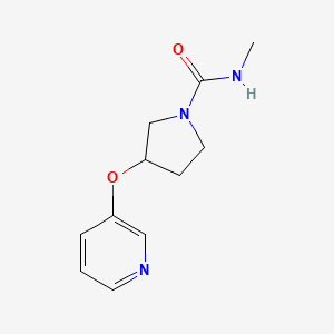 N-methyl-3-pyridin-3-yloxypyrrolidine-1-carboxamide