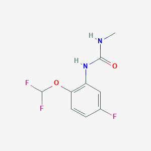 1-[2-(Difluoromethoxy)-5-fluorophenyl]-3-methylurea